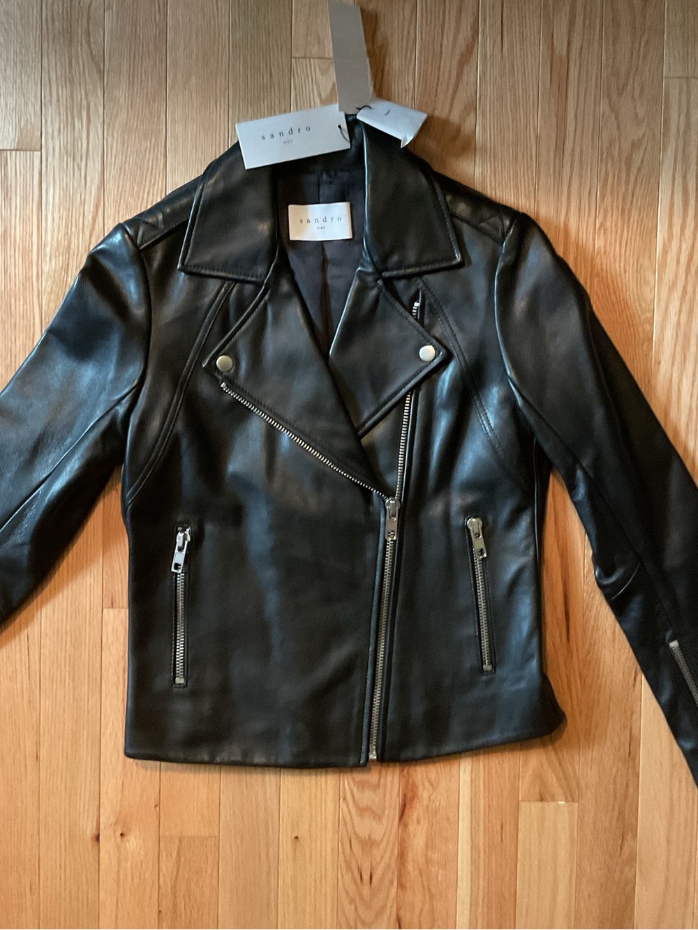 🔥🔥🔥New - Sandro Paris woman’s leather jacket